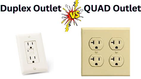 electric outlet quad box|what does duplex outlet mean.